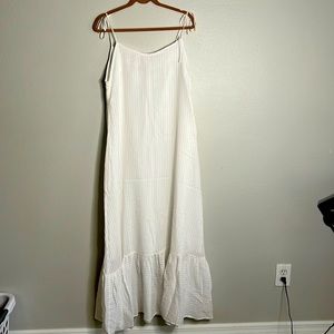 Maxi white dress S/M